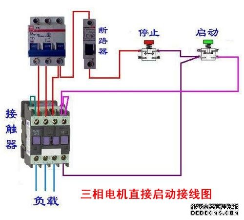 电机的接线